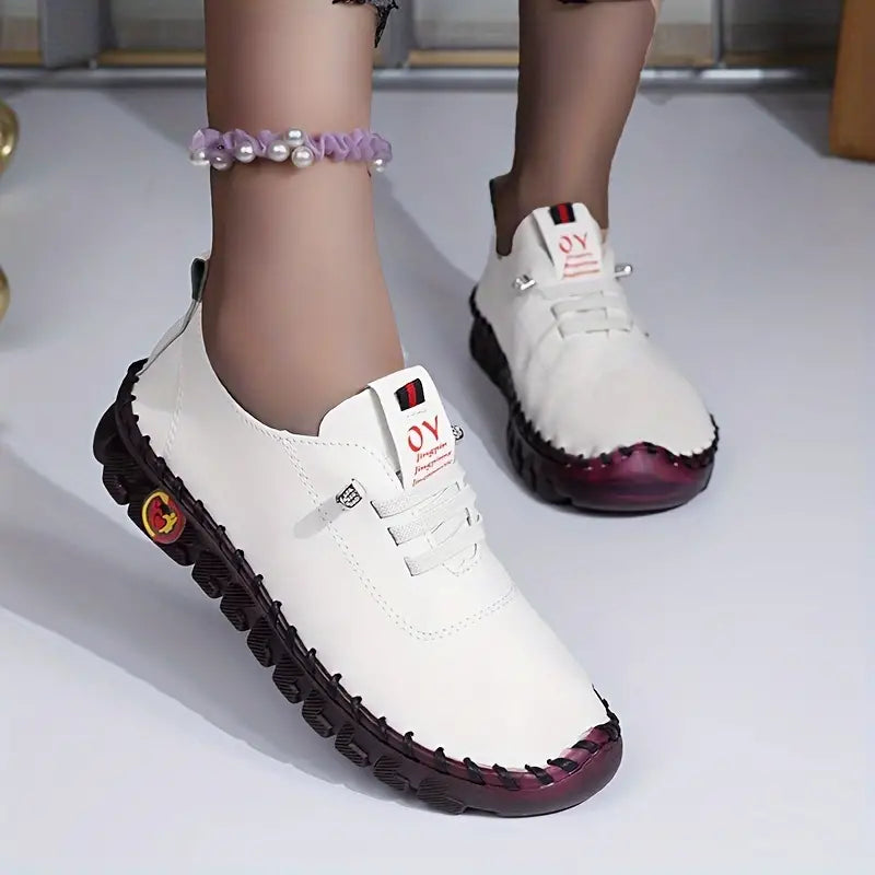 AD | ENFÄRGADE CASUAL SNEAKERS FÖR KVINNOR