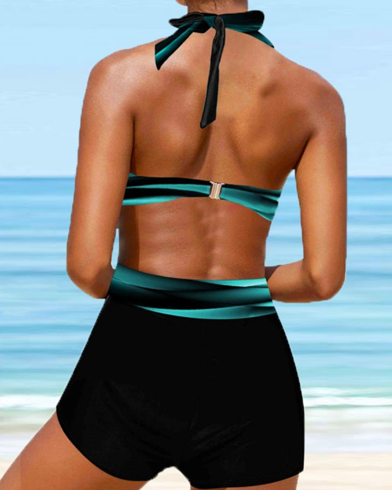 AD | Neckholder Crossbikini med band