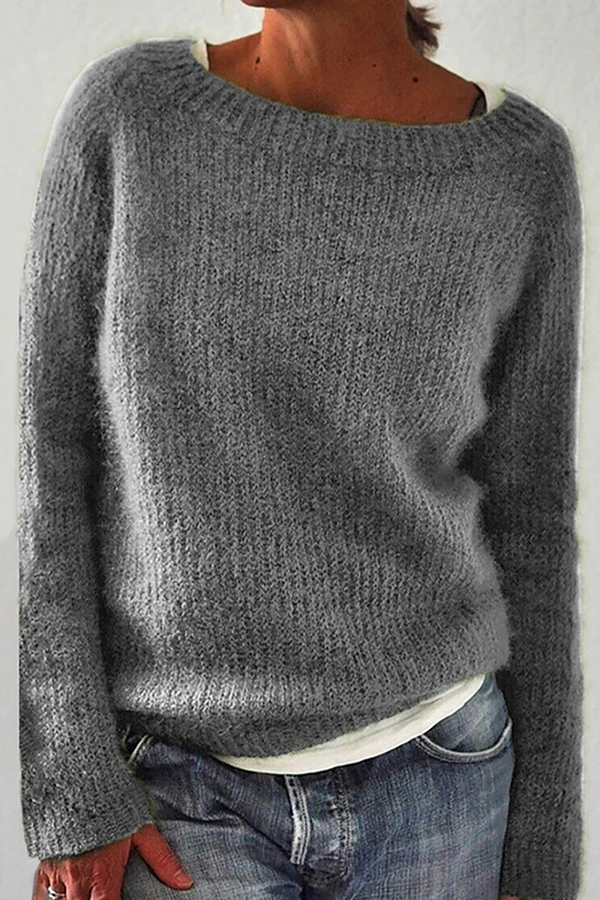 AD | Mysig stickad tröja i mjuk mohair