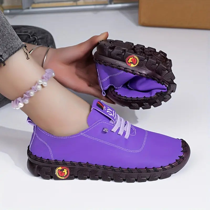 AD | ENFÄRGADE CASUAL SNEAKERS FÖR KVINNOR