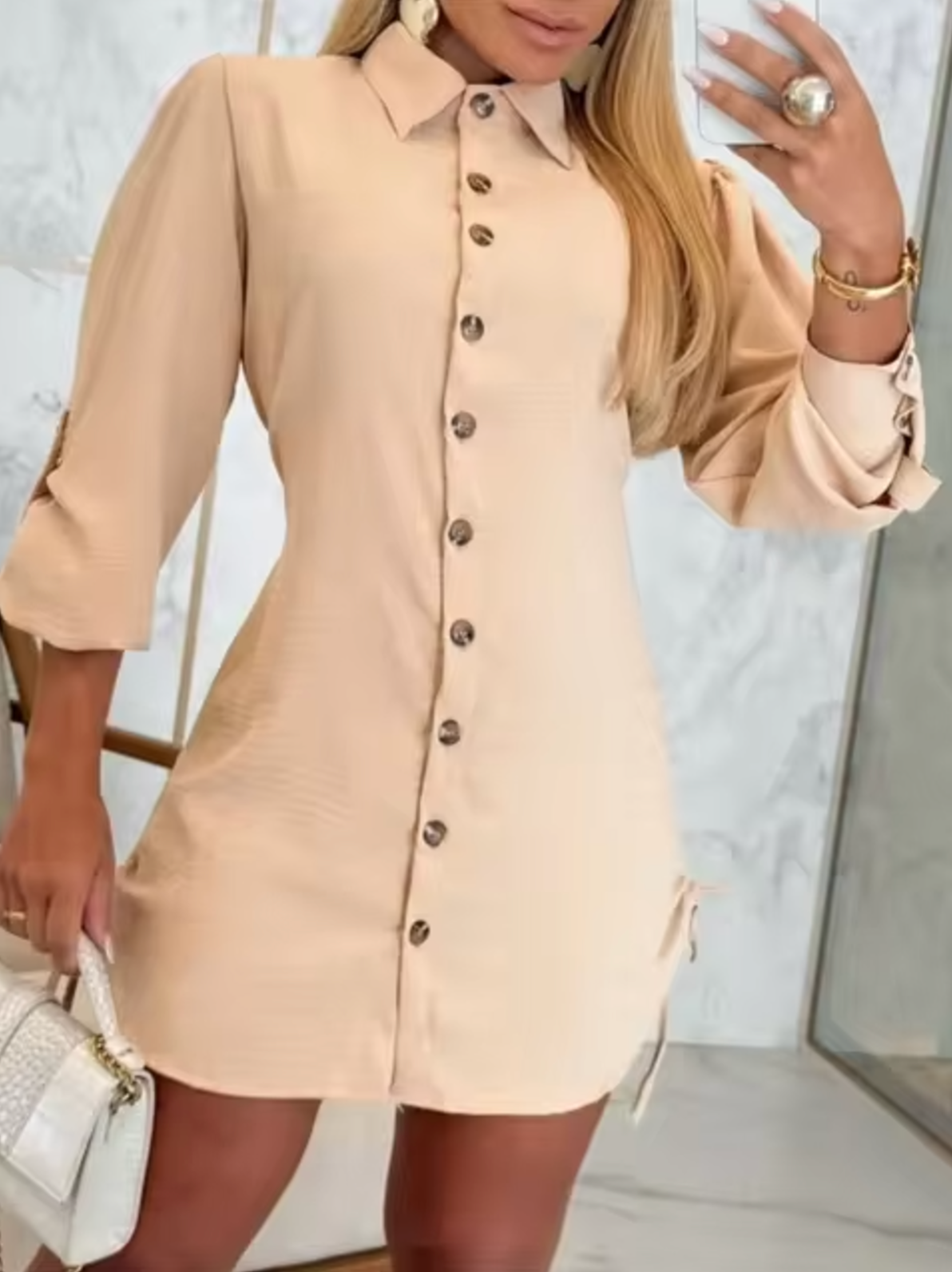 AD | Elegant skjortklänning