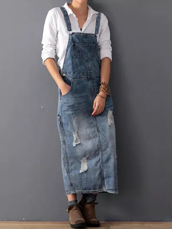 AD - Midiklänning i denim