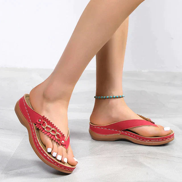 AD | Ortopediska flip flops kilformade sandaler