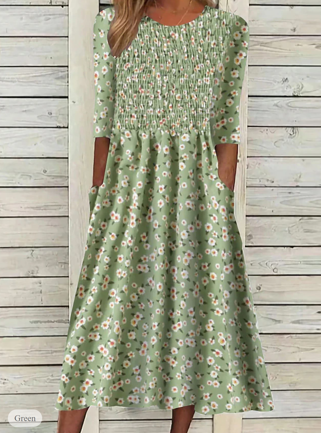 AD | Avslappnad vårklänning med blommigt tryck