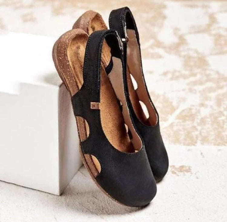 AD | Sandaler med remmar med sling-back