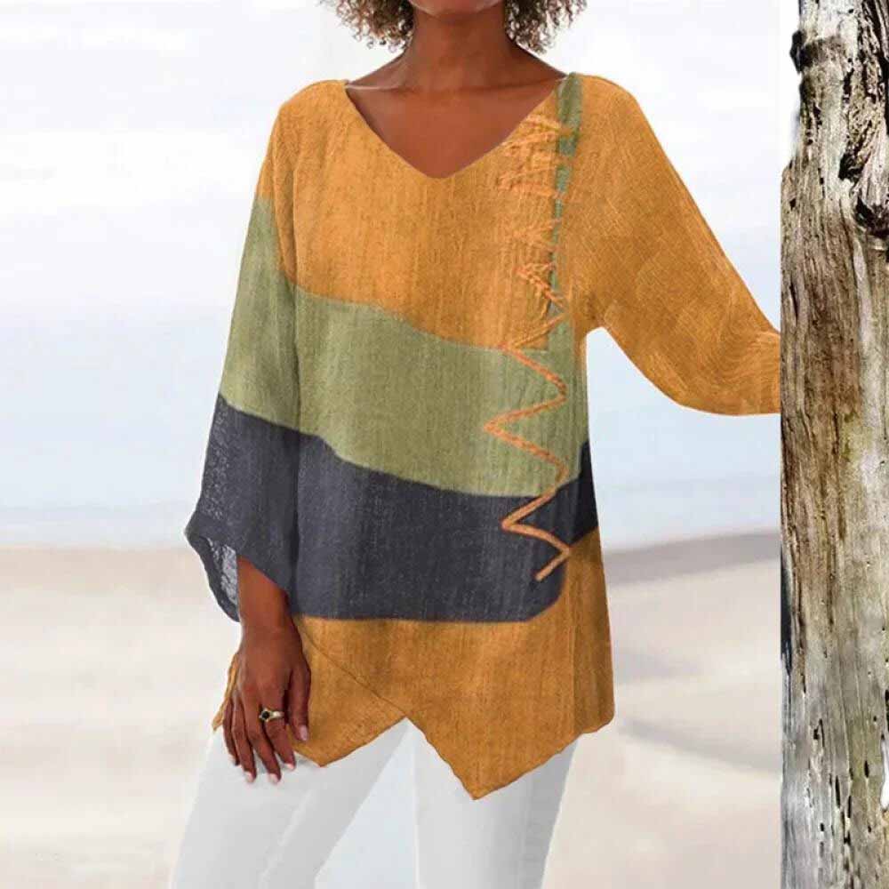 AD | Elegant tricolour sommarskjorta