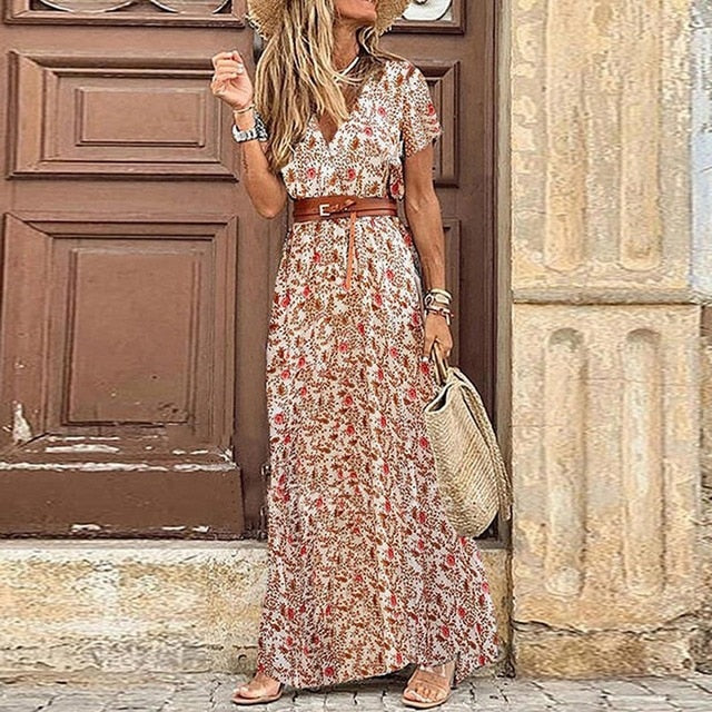 AD | Boho maxiklänning med slits