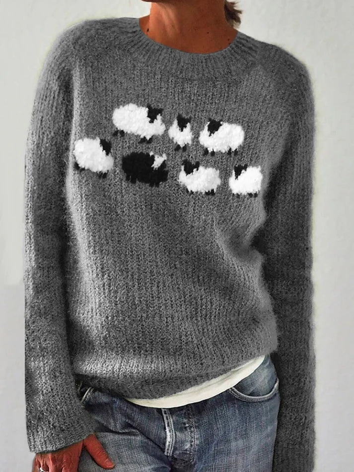 AD | Fuzzy Sheep stickad tröja