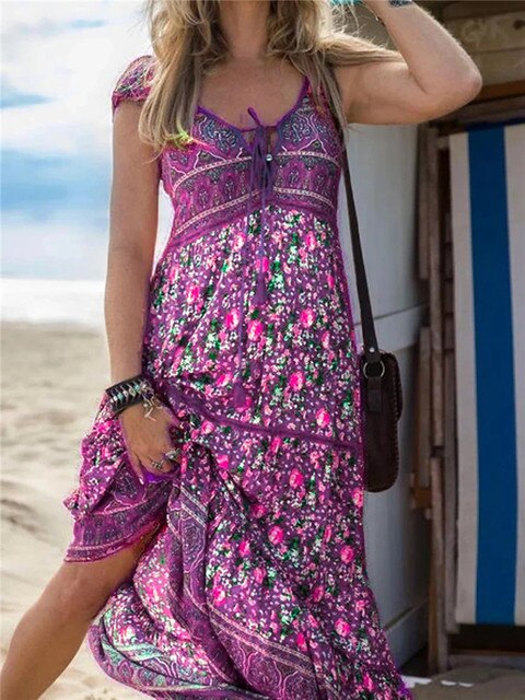 AD | Boho maxiklänning
