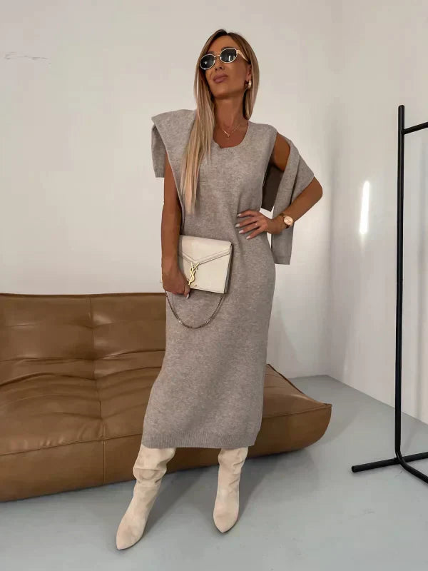 AD | Klänning med matchande turtleneck-jumper