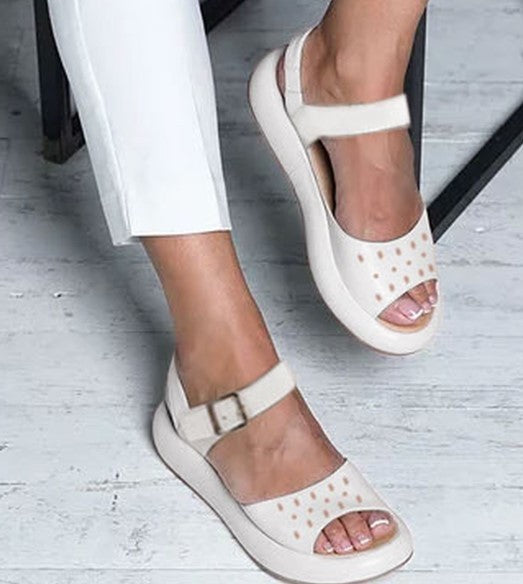 AD | Öppna sandaler med justerbar rem