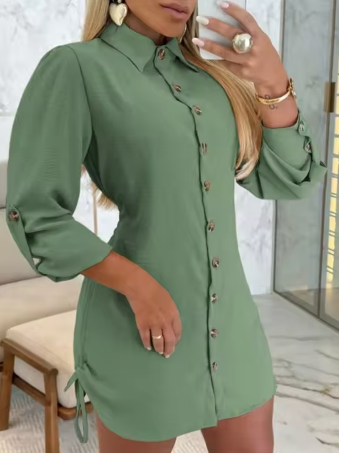 AD | Elegant skjortklänning