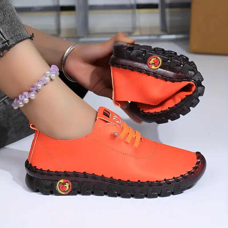 AD | ENFÄRGADE CASUAL SNEAKERS FÖR KVINNOR