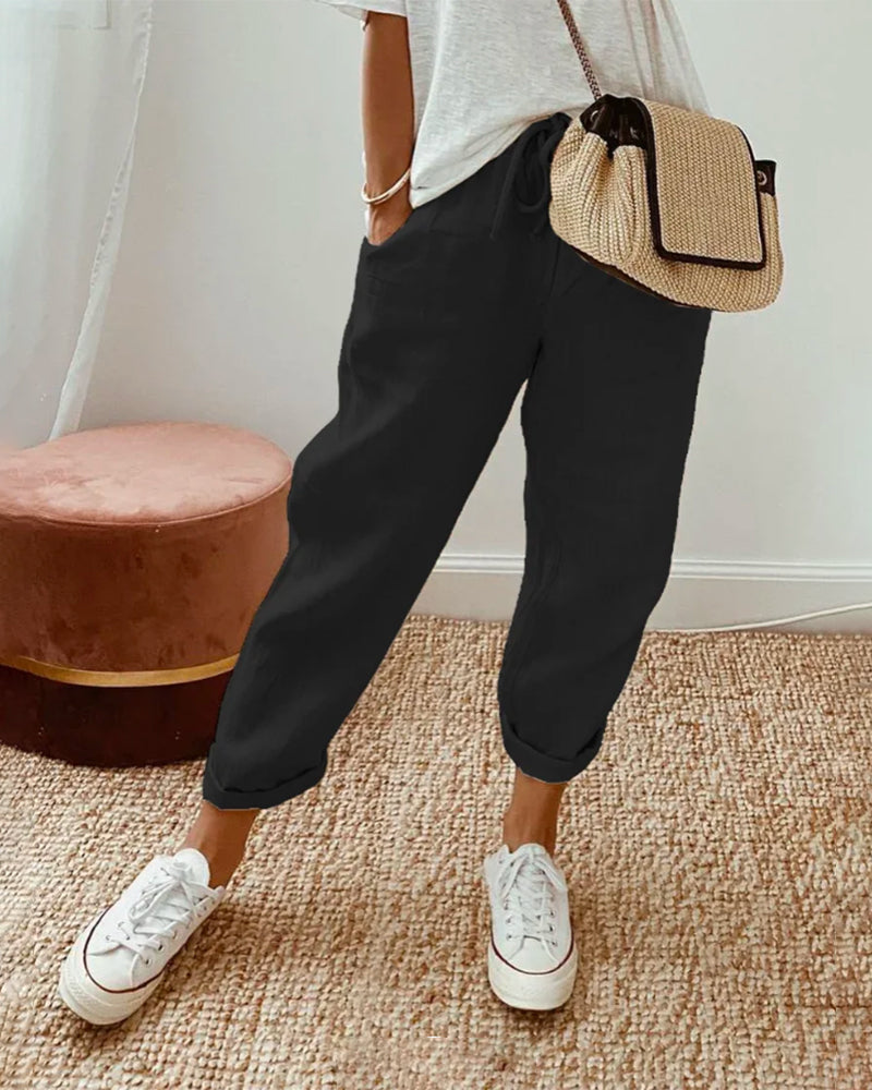 AD | Upprullade stringbyxor