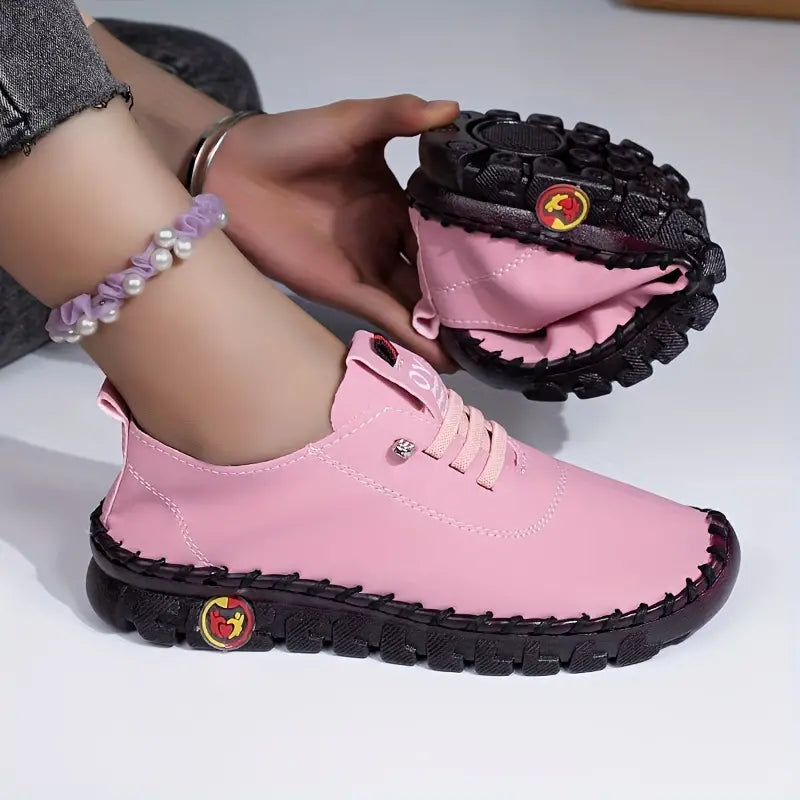 AD | ENFÄRGADE CASUAL SNEAKERS FÖR KVINNOR