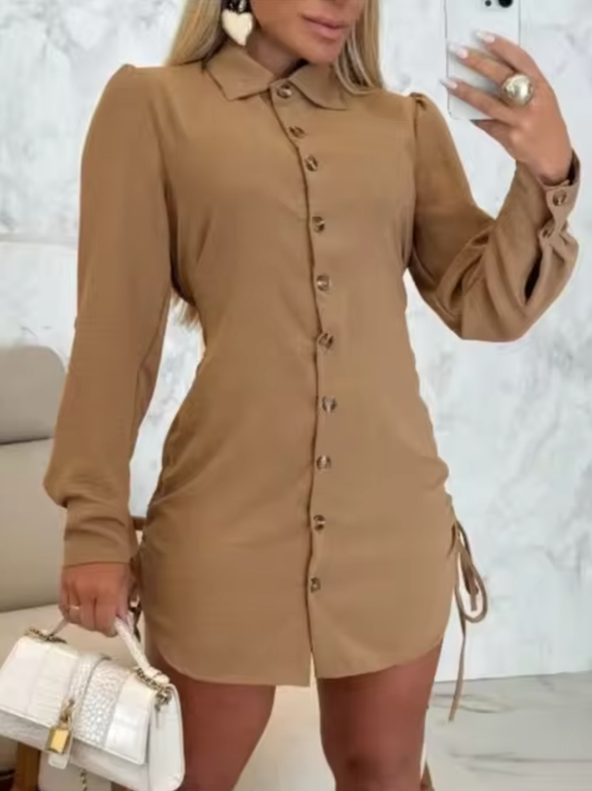 AD | Elegant skjortklänning