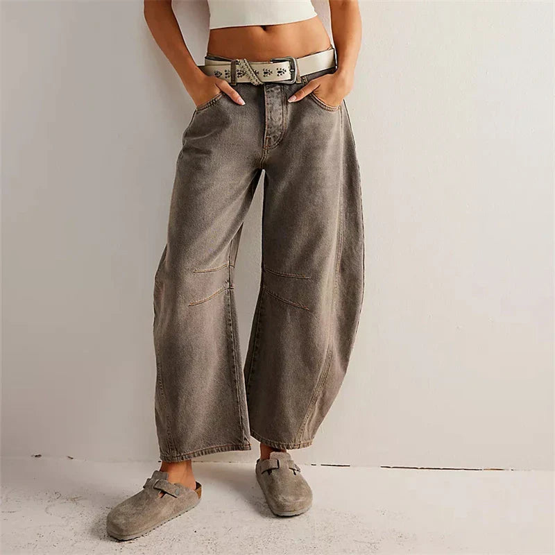 AD | Relaxed avsmalnande cargojeans