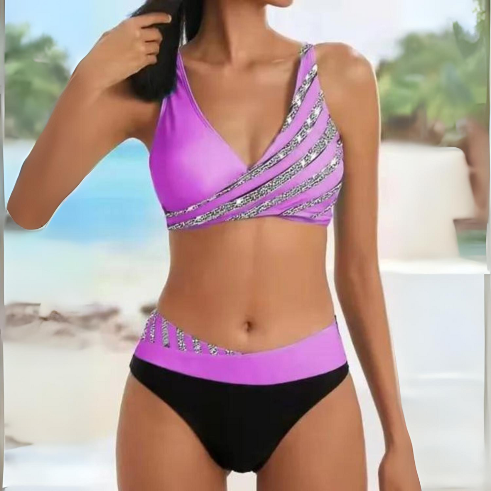 AD | Elegant bikini med låg midja