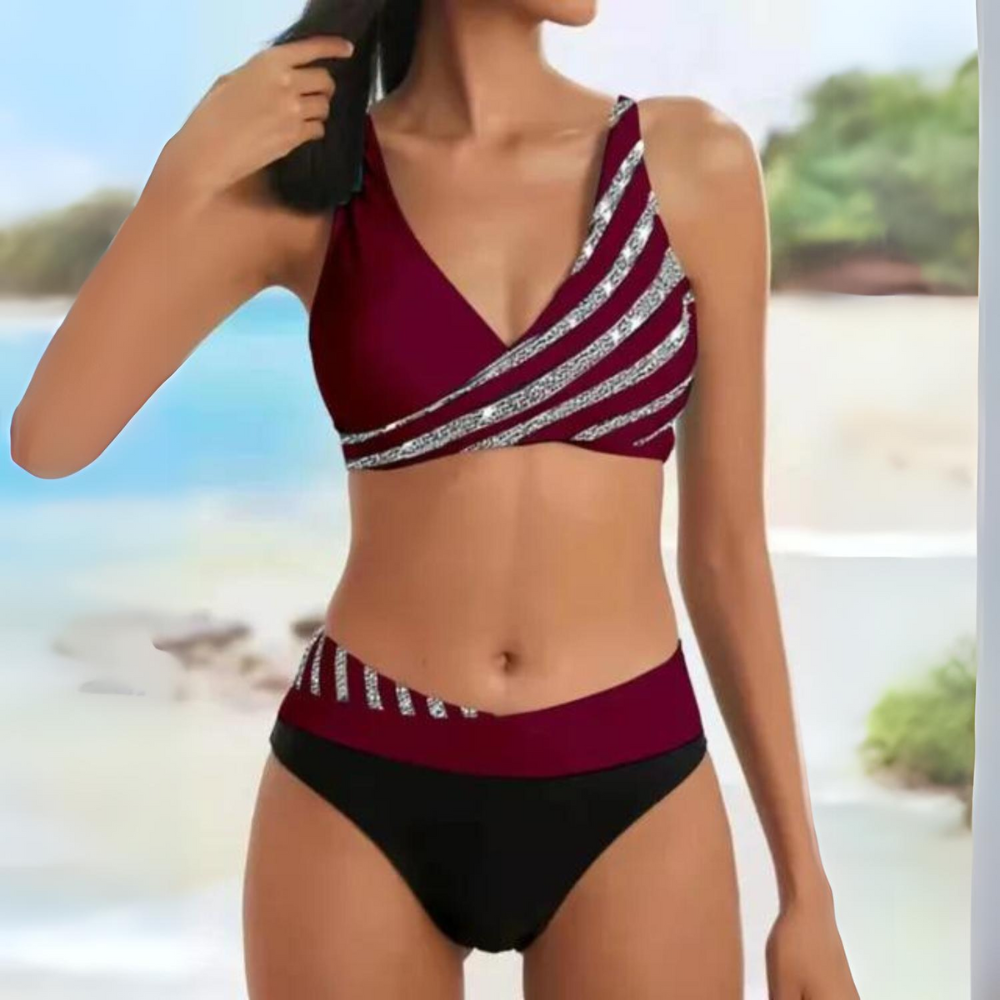 AD | Elegant bikini med låg midja