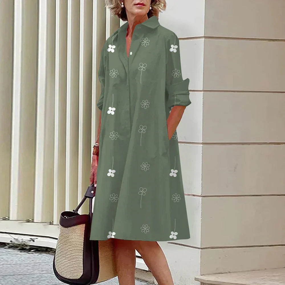 AD | Elegant skjortklänning