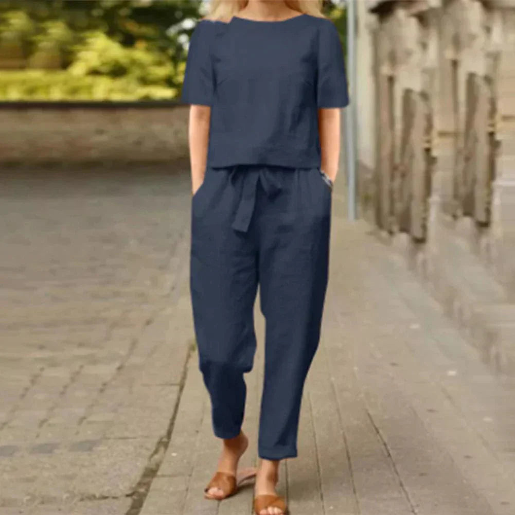 AD | Elegant, färgglatt 2-delat sommarset