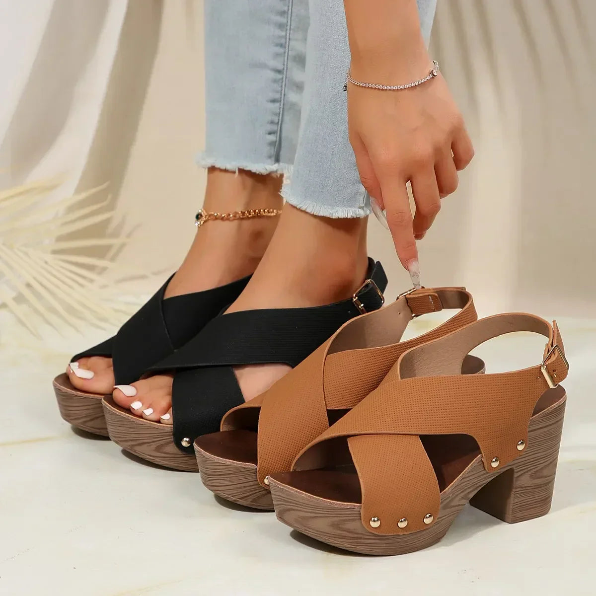 AD | Sandaler med klack