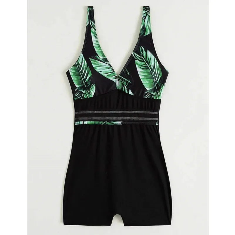 AD | Push Up Baddräkt Sommar Sexig One Piece Print