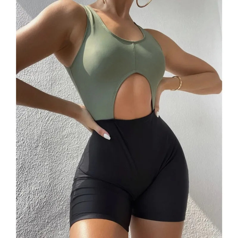 AD | Push Up Baddräkt Sommar Sexig One Piece Print