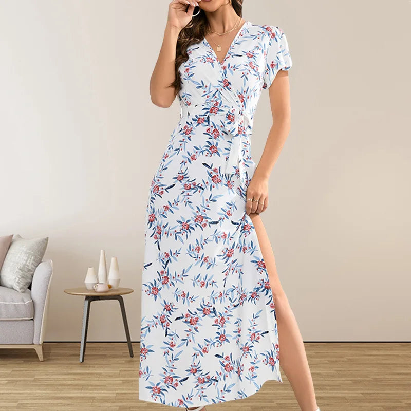 AD | Kater Sexy Bohemian Floral Bodycon Elegant Streetwear Midiklänningar