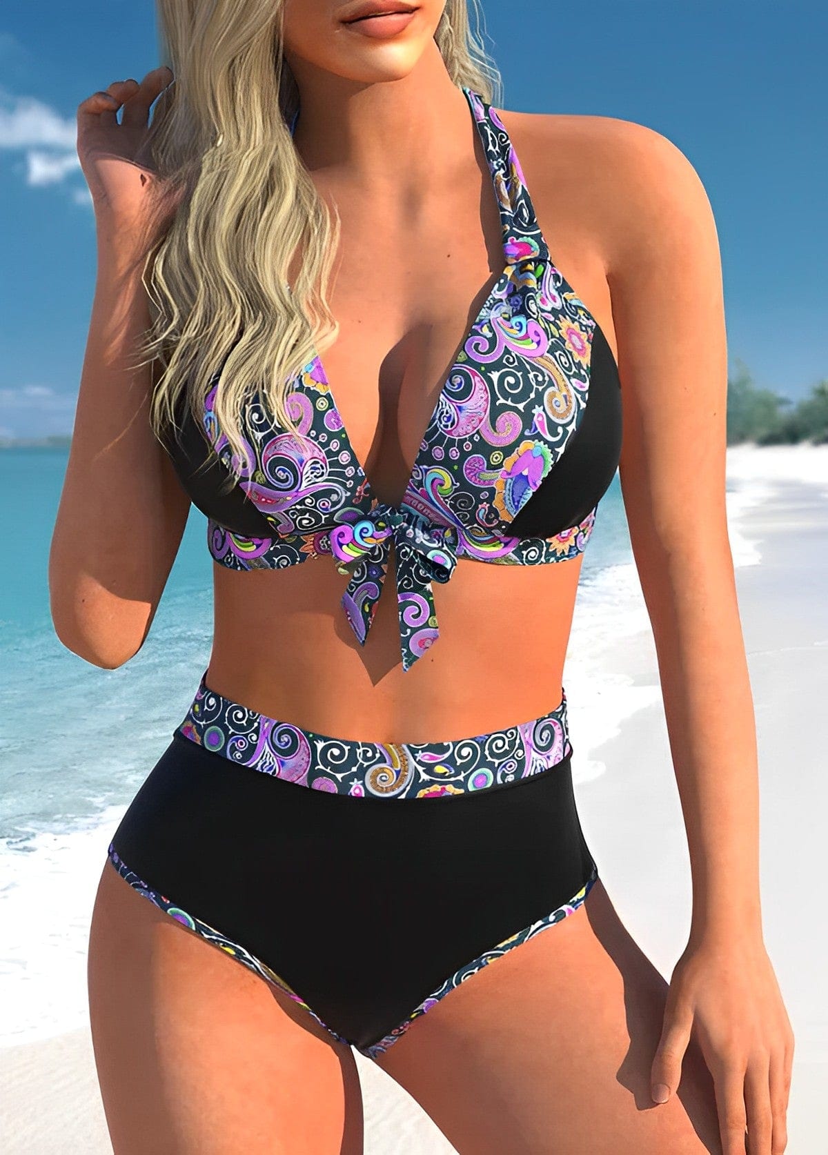 AD | Ami - Bikini med mandalatryck