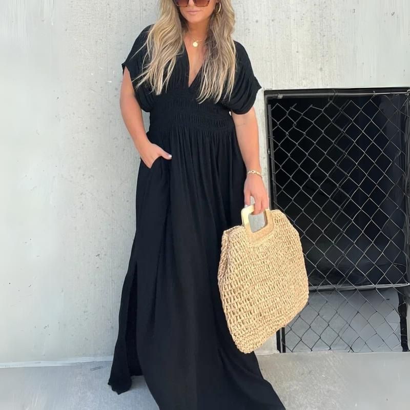 AD | Elegant långklänning