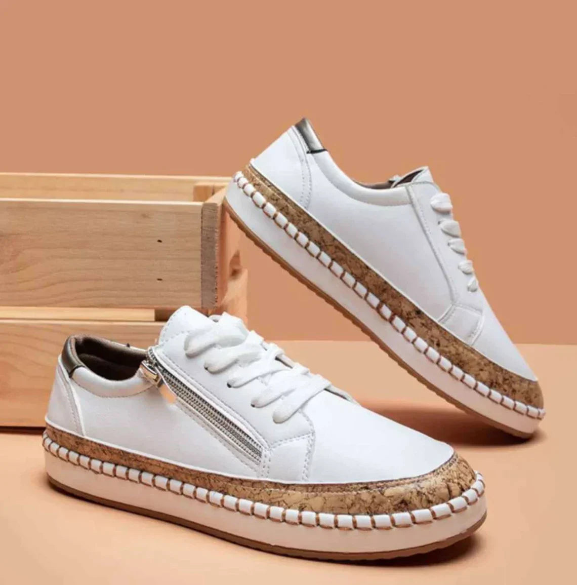 AD | Espadrillesneakers med blommigt tryck