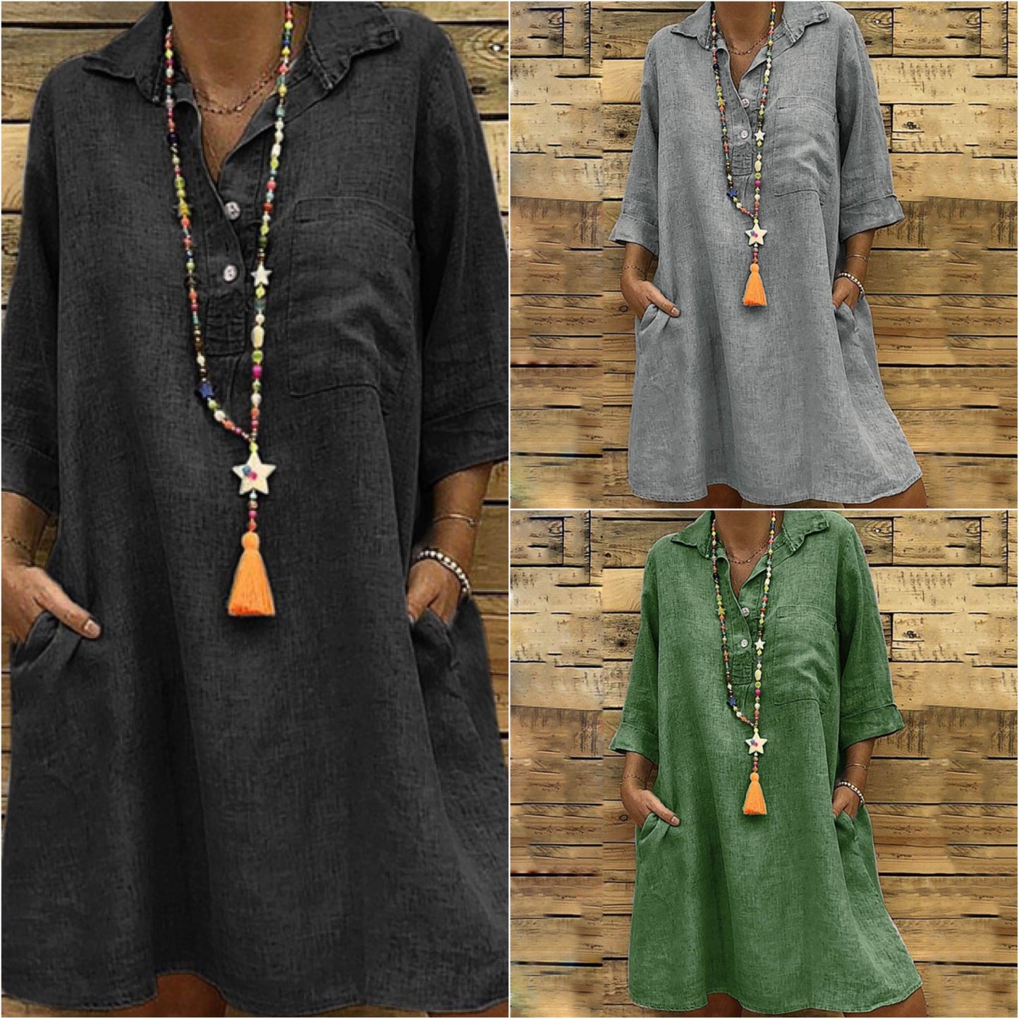 AD | Casual blus klänning