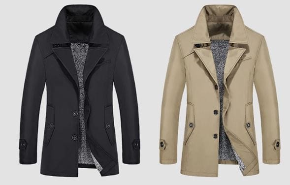 AD | trenchcoat för herrmode