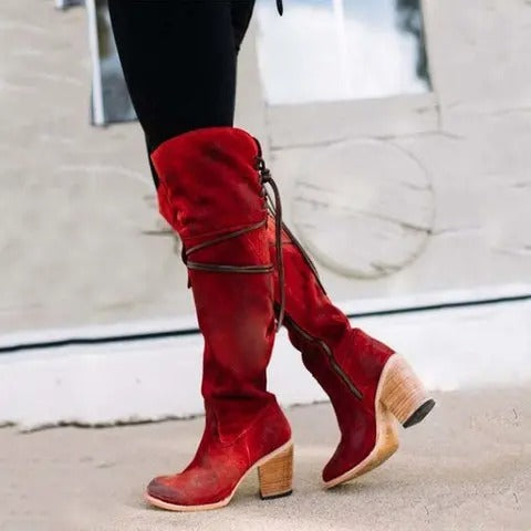 AD | Knähöga boho western-stövlar