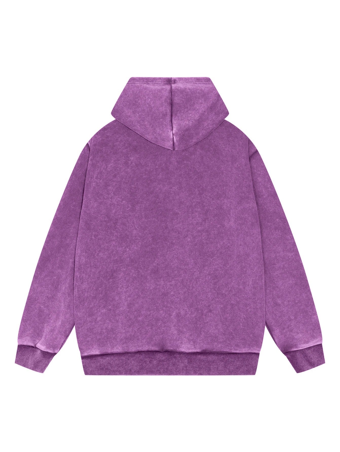 AD | Denim huvtröja med pullover