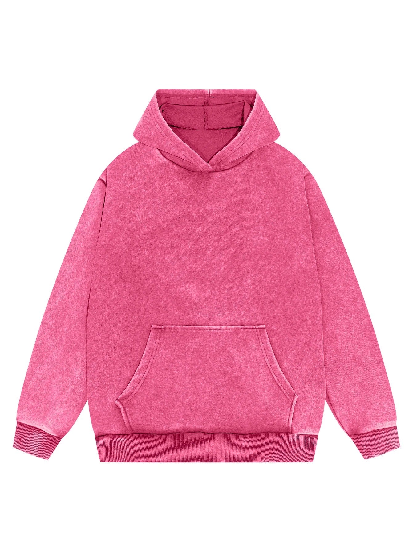 AD | Denim huvtröja med pullover