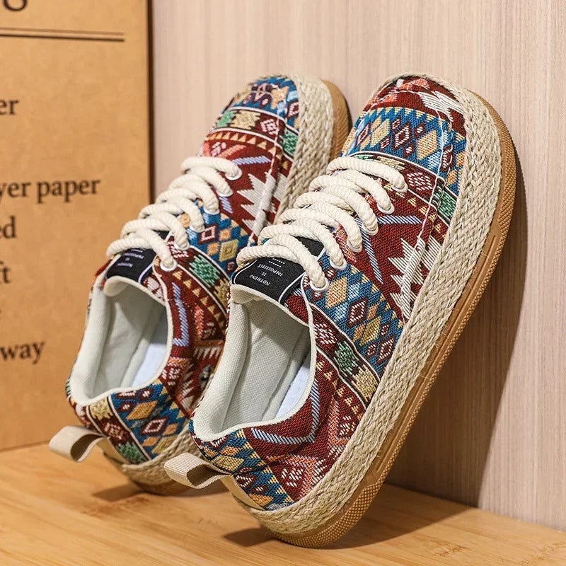 AD | Espadrillesneakers med tryck