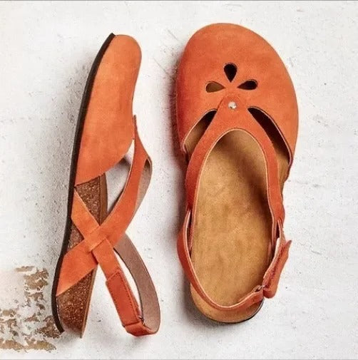 AD | Sandaler med remmar med sling-back