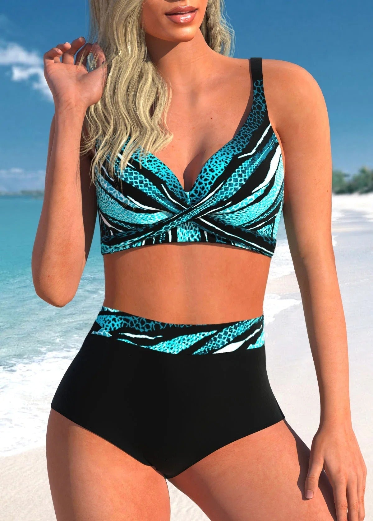AD | Prickig & randig bikini