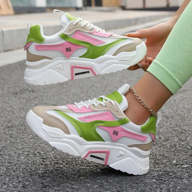 AD | Fashionabla halkfria lättvikts sneakers med plattform
