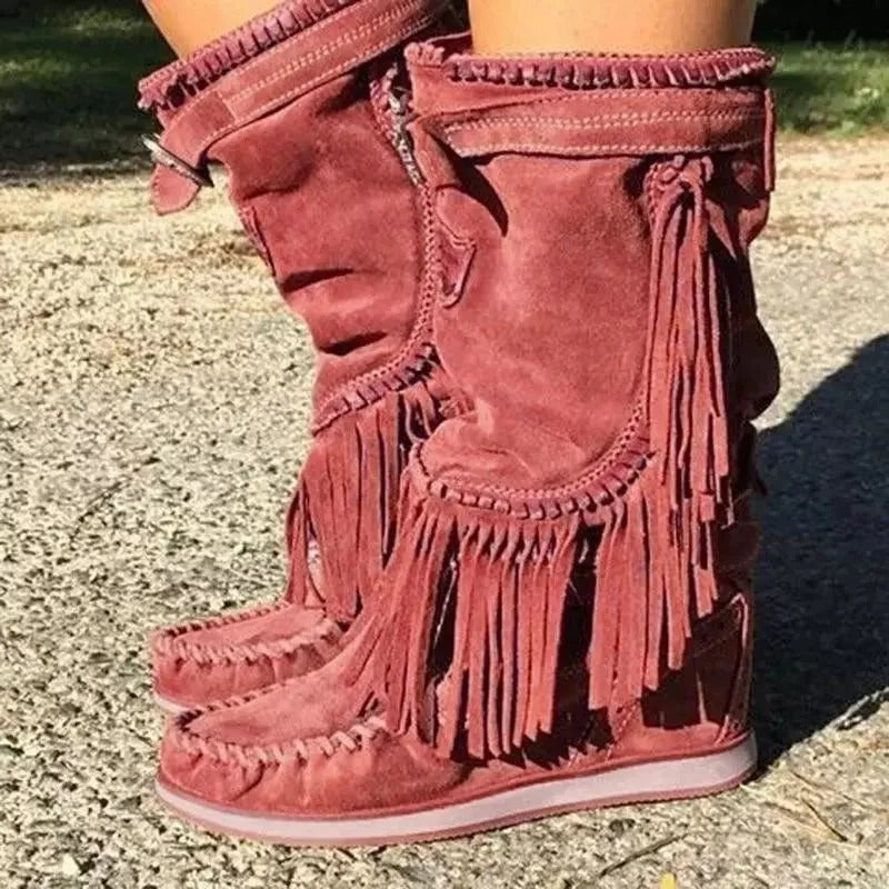 AD | Boho westernstövlar med fransar