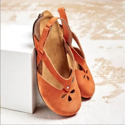 AD | Sandaler med remmar med sling-back