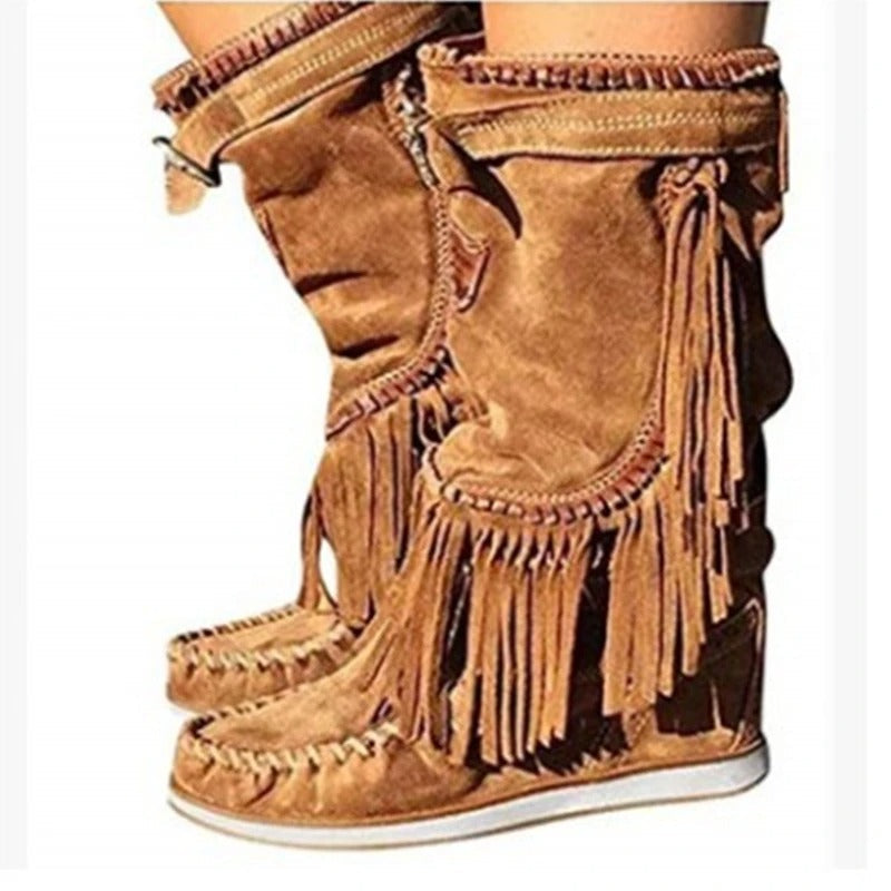 AD | Boho westernstövlar med fransar