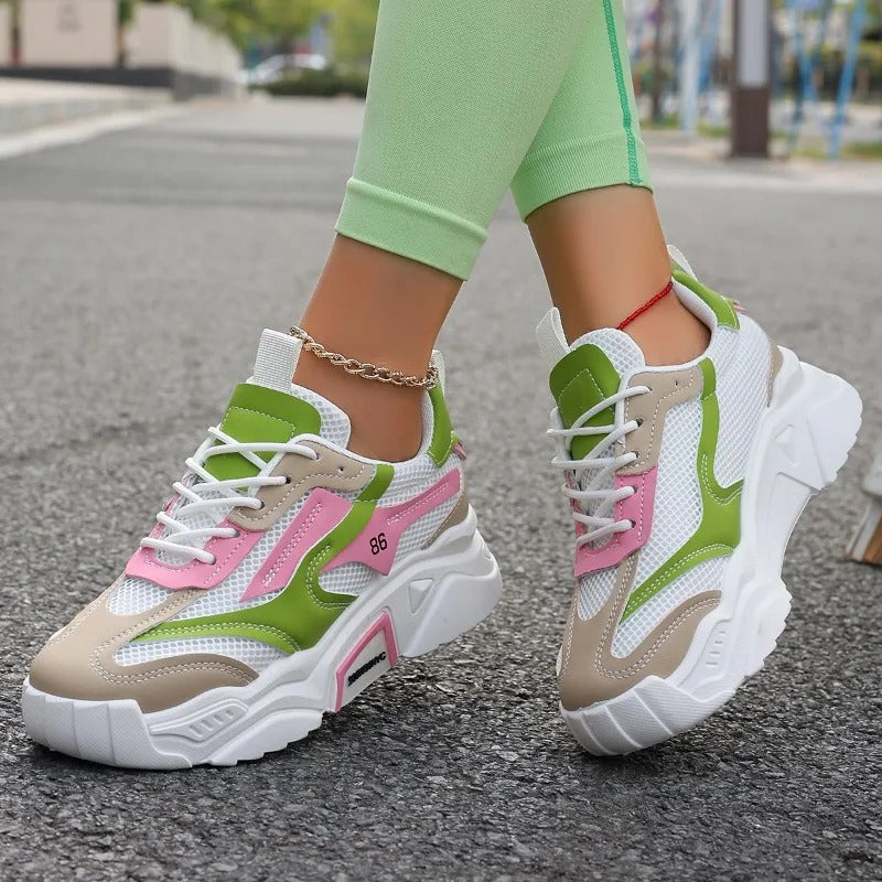 AD | Fashionabla halkfria lättvikts sneakers med plattform