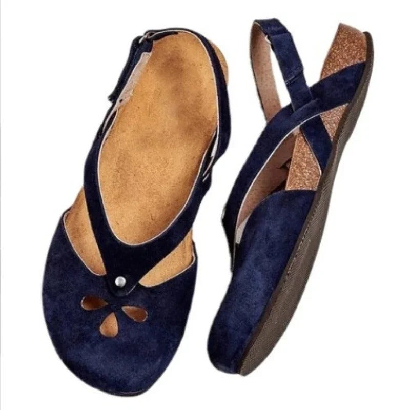 AD | Sandaler med remmar med sling-back