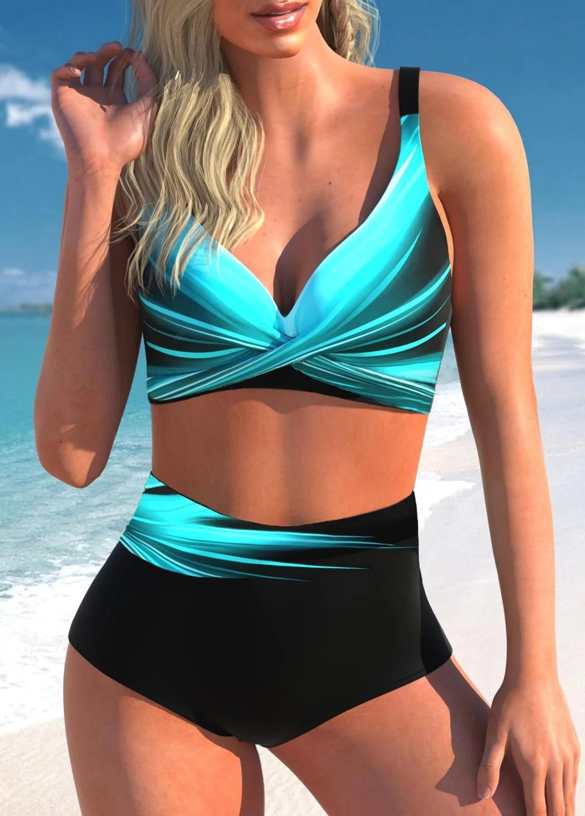 AD | Prickig & randig bikini