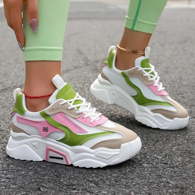 AD | Fashionabla halkfria lättvikts sneakers med plattform