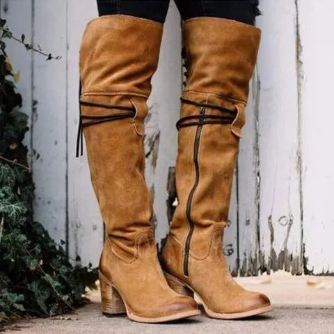 AD | Knähöga boho western-stövlar