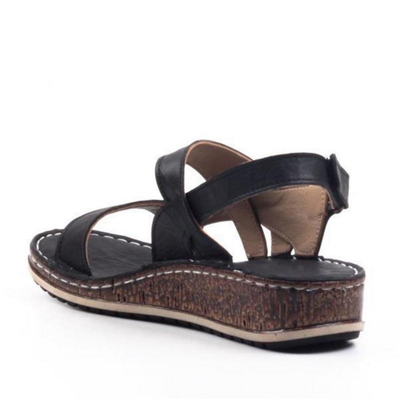 AD | Bekväma kilformade sandaler med justerbara remmar